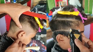 Smiley Hairstyle Hair Cutting For Boys Style  Kids Hairstyles Boys [upl. by Nerine]