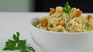 Pasta con crema de alcachofa [upl. by Olympe]