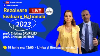 Rezolvarea subiectelor la Limba română de la Evaluare Națională 2023 [upl. by Gabe]