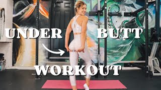 BARRE UNDERBUTT WORKOUT  Lift and Build the Booty [upl. by Cynara]