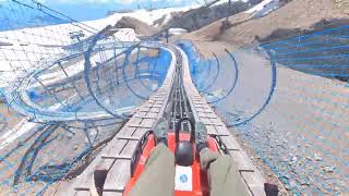 Alpine Coaster in Glacier 3000 Switzerland 71423 [upl. by Amiaj]