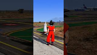 GTA V  GOKU VS SAITAMA IN GTA 5  gta gta5thar shorts viral gta gta5 [upl. by Atiuqahs]