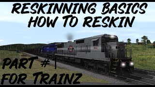 Trainz Reskinning Tutorial  Part 1  the basics of reskinning  MMRRX  Trains [upl. by Glimp]