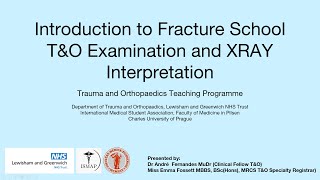 1 Introduction to Orthopaedics TampO Acute Management [upl. by Malley43]