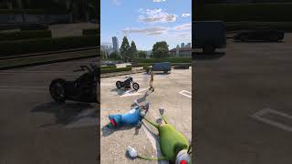 🕹️ Oggey amp Jack VS Inspector Chingum EPIC GTA V Showdown  Cartoon Short Shorts 🚗💥 [upl. by Naxor]