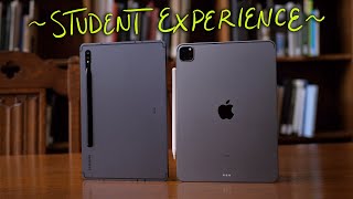 iPad Pro vs Galaxy Tab S8  Student Review [upl. by Naitsirhk]