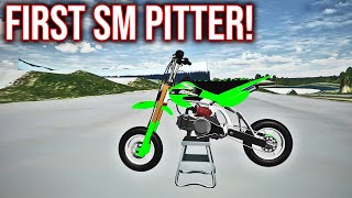 RIDING THE FIRST EVER SUPERMOTO PITBIKE MXBIKES [upl. by Zaraf919]