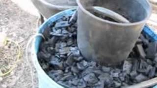 Making Charcoal for Garden Beds [upl. by Liva]