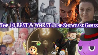 Top 10 BEST and WORST Games from the June Summer Showcases SummerGamesFest NintendoDirect Xbox [upl. by Asilrahc]