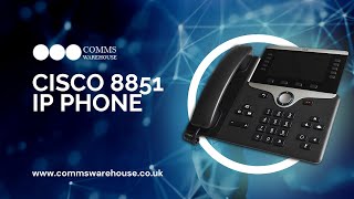 Cisco 8851 IP Phone [upl. by Murrell]