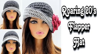 This Is One BEAUTIFUL Crochet Flapper Hat [upl. by Jim482]