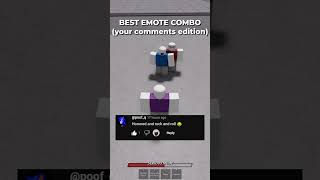 BEST emote combo Part 3 your comments edition [upl. by Enitram]