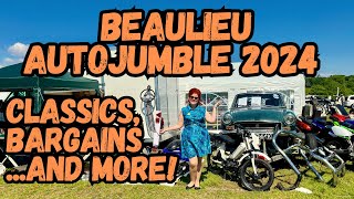 Beaulieu Autojumble 2024  parts classic cars and lots of Land Rovers [upl. by Akinet]