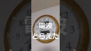 電波時計電池交換受信しない。やっと電波とらえ、針が動き出す。＃Radio Controlled Clock ＃Battery replacement [upl. by Aztiray]