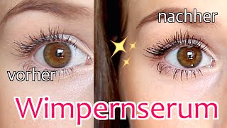 😍 super LANGE amp VOLLE WIMPERN in 2 Wochen  Wimpernserum DIY  Cali Kessy [upl. by Akirrehs837]