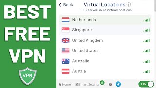 The Best Free VPN For PC  600 Servers [upl. by Friend]