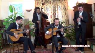 Danse norvégienne  Quartet jazz manouche avec clarinette pour mariages  Clément Reboul [upl. by Ordisy]