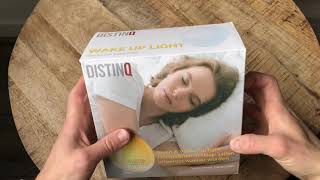 DistinQ Wake Up Light UNBOXING [upl. by Derdle]