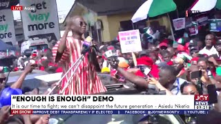 Enough is Enough Demo NDC stages nationwide protest to demand forensic audit of voters register [upl. by Jammal]