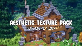 Aesthetic Texture Pack For MCPE 120  Spooky Tweaks Texture Pack [upl. by Dannel957]