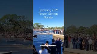 Epiphany 2023  Tarpon Springs Florida Congratulations George Stamas [upl. by Naujit]