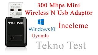 TpLink 300 mbps Wireless N Usb Adaptör İncelemesi  TLWN823N [upl. by Bander72]