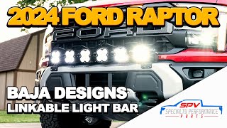 2024 Ford F150 Raptor Gen 3 Refresh  Baja Linkable Light Bar Kit  Modular Bumper 21 22 23 24 25 [upl. by Ettenej]