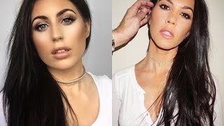 INSPIRED KOURTNEY KARDASH MAKEUP GLAM [upl. by Joela106]