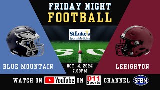 Blue Mountain at Lehighton  High School Football  10424 [upl. by Ibmat]