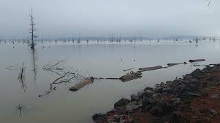 Before amp After Draining Lake Conway Flooding Winter Storm [upl. by Anires]