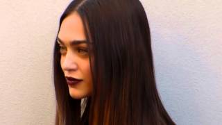 Top Model Zhenya KATAVA  Armani show Milan Fashion Week 25 september 2015 [upl. by Ninazan]