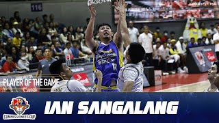 Ian Sangalang delivers on his birthday  PBA Season 48 Commissioners Cup [upl. by Nnaear]