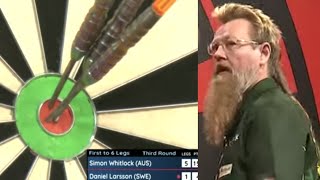 AMAZING 150 Bullseye Checkout  Simon Whitlock [upl. by Edmon]