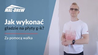 Jak wykonać gładzie na płyty gk za pomocą wałką [upl. by Sherl189]