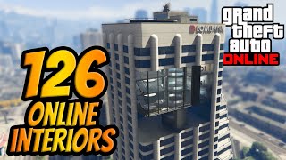 GTA Online Interior locations  ALL DLCs until December 2022 [upl. by Muncey]