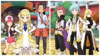 Pokemon Masters EX Lillie Nemona amp Hilda Challenge Lance Steven amp Cynthia Festive Sun amp Moon [upl. by Urson]