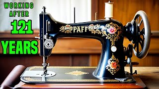 1912s PFAFF Sewing Machine Restoration  sewing machine repair at home  not stitching [upl. by Ilram]