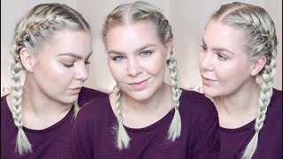 How To French Braid Your Own Hair Step By Step For Complete Beginners  FULL TALK THROUGH [upl. by Meekahs467]