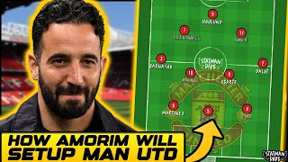 How Ruben Amorim Will Setup Man Utd [upl. by Eltsirc]