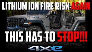 Jeep Hybrid Fire Risk is REAL  This has to stop [upl. by Jacobah]