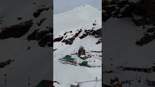 Winter wonderland of Lord Shiva tungnath tungnathtemple youtubeshorts [upl. by Maxima]