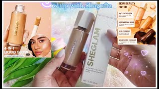 SHEGLAM SUNBURST GLOW MIXER  liquid highlighter GlowupwithShagufta [upl. by Anilok]