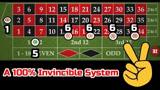 A 100 Invincible System Win At Roulette [upl. by Wilkinson132]