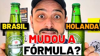 Cerveja Heineken mudou a fórmula no Brasil Comparação entre a Brasileira e a Holandesa [upl. by Delores426]