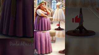 Princess Rapunzel OTW Glow Up❤️ princess disney shorts [upl. by Nosde172]