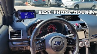 20122018 Subaru WRX STi ProClip Phone Mount  Install amp Review [upl. by Ahsias]