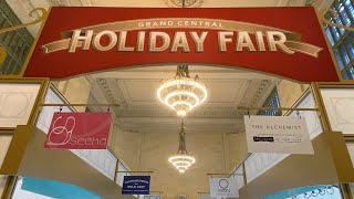 2022 Grand Central Holiday Fair is Open for Business  NYC [upl. by Kcirttap]