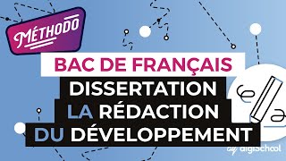 Dissertation français  La rédaction du développement  Méthodologie  digiSchool [upl. by Ecirtnuahs]