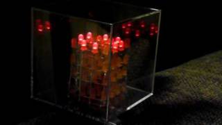 interactive arduino 4x4x4 led cube [upl. by Koziara599]