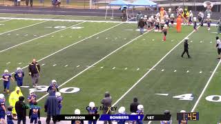 HARRISON VS MOUNTAIN HOME 5TH GRADE FOOTBALL [upl. by Ayahc846]